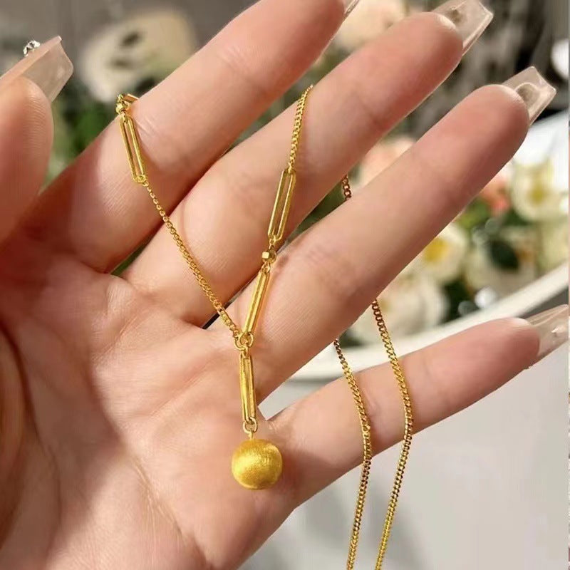 Kalung Pin Stainless Steel Wanita - Perhiasan Choker Anti Kusam Elegan, Aksesoris Fashion Trendy, Grosir Harga Terbaik 4