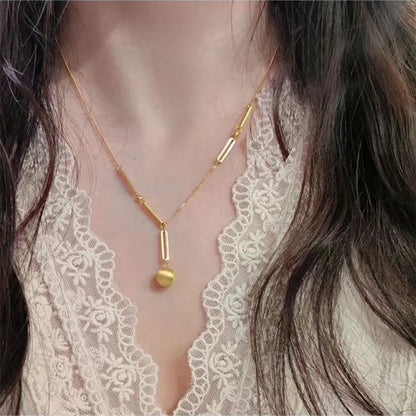 Kalung Pin Stainless Steel Wanita - Perhiasan Choker Anti Kusam Elegan, Aksesoris Fashion Trendy, Grosir Harga Terbaik 7