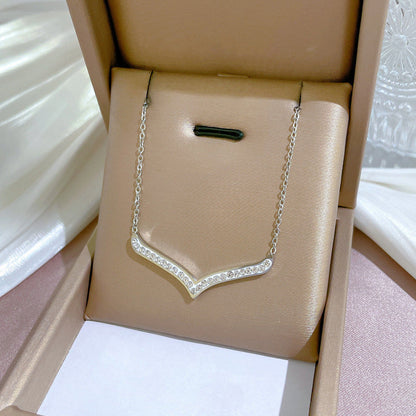 Kalung Titanium Fuji Later V Fashionable Anti Karat Dan Anti Luntur perhiasandirect