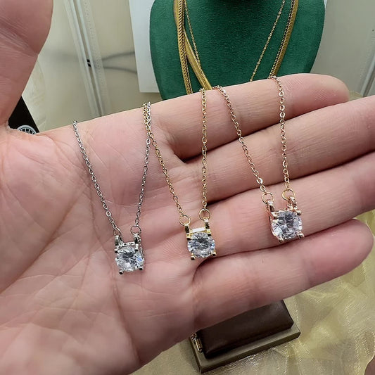Kalung Zirconia Berlapis Berlian – Desain Mewah & Elegan - perhiasandirect