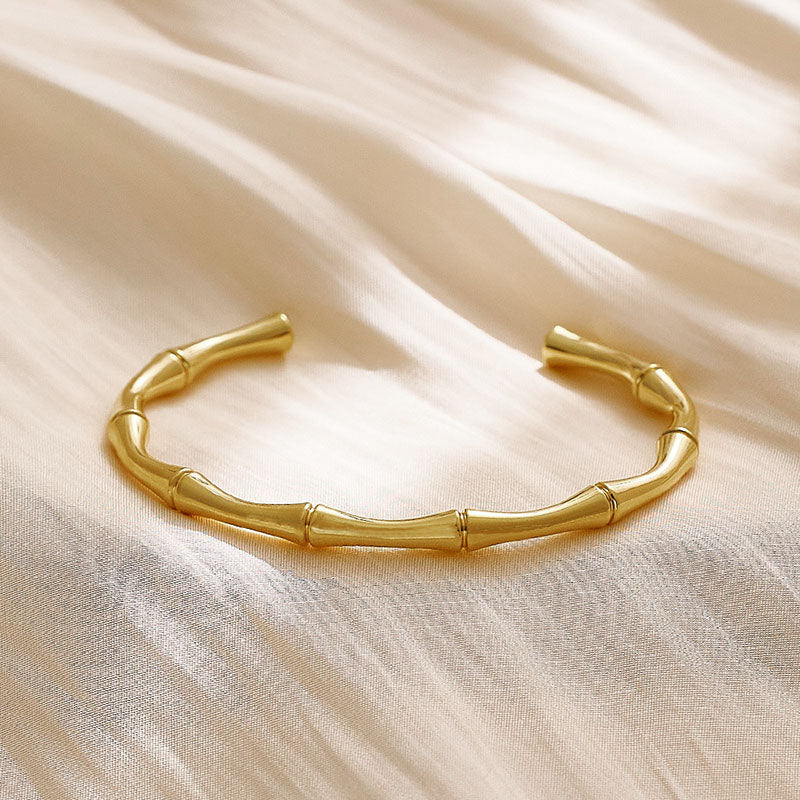 Grosir Gelang Wanita Baja Tahan Karat 18K Emas - Elegan & Awet, Cocok untuk Bisnis! - 我的商店