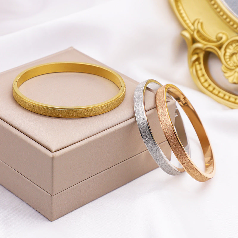 Grosir Gelang Bangle Baja Tahan Karat untuk Wanita – Elegan, Anti Karat, Hipoalergenik - 我的商店