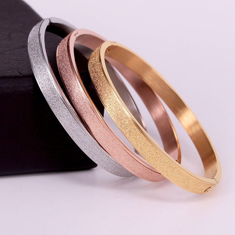 Grosir Gelang Bangle Baja Tahan Karat untuk Wanita – Elegan, Anti Karat, Hipoalergenik - 我的商店