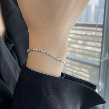 Gelang Wanita Full Drill Liontin - Aksesoris Jewelry Hadiah Ulang Tahun 2025 - 我的商店