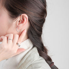 Anting Hoop Wanita – Stainless Steel Elegan, Anti Kusam & Bisa Personalisasi