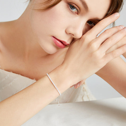 Gelang Wanita Full Drill Liontin - Aksesoris Jewelry Hadiah Ulang Tahun 2025 - 我的商店