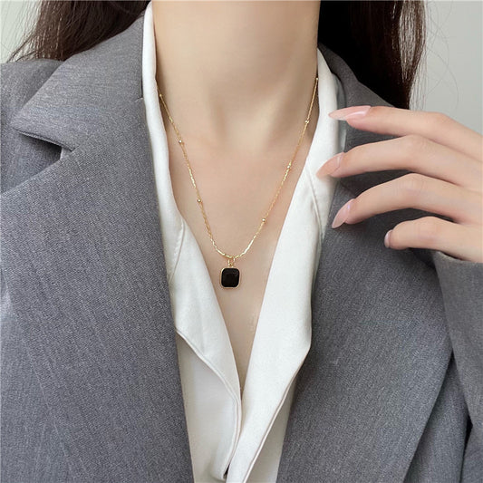 Grosir Kalung Wanita Stainless Steel Lapis Emas 18K - Tidak Kusam, Cocok untuk Setiap Acara! - 我的商店