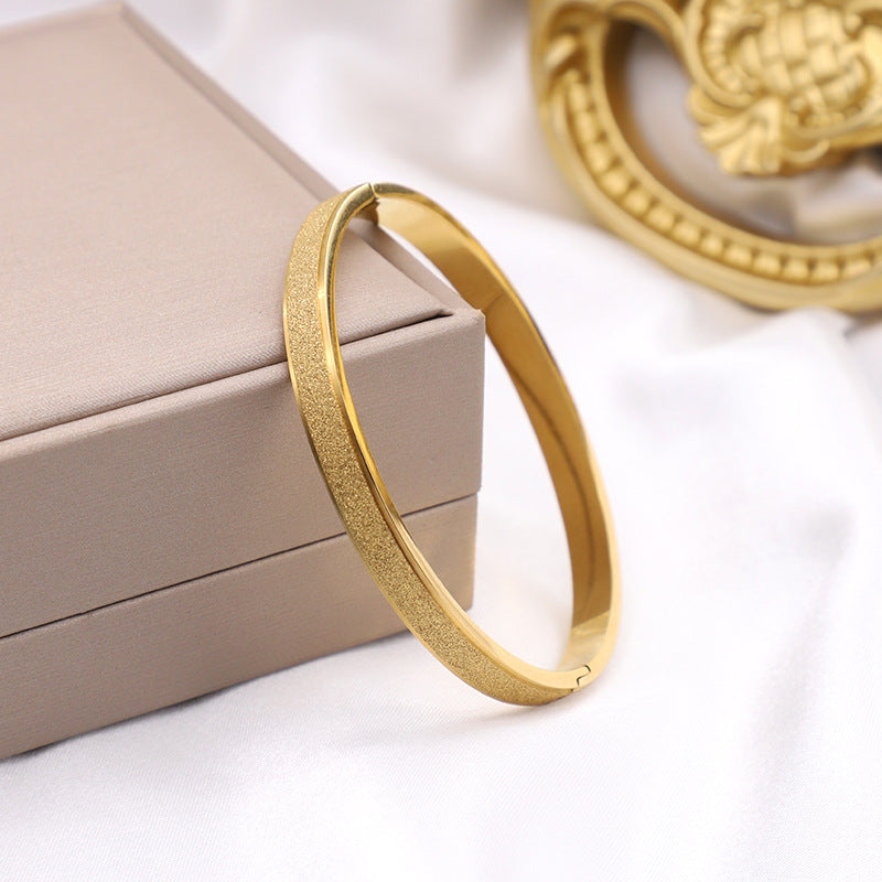 Grosir Gelang Bangle Baja Tahan Karat untuk Wanita – Elegan, Anti Karat, Hipoalergenik - 我的商店