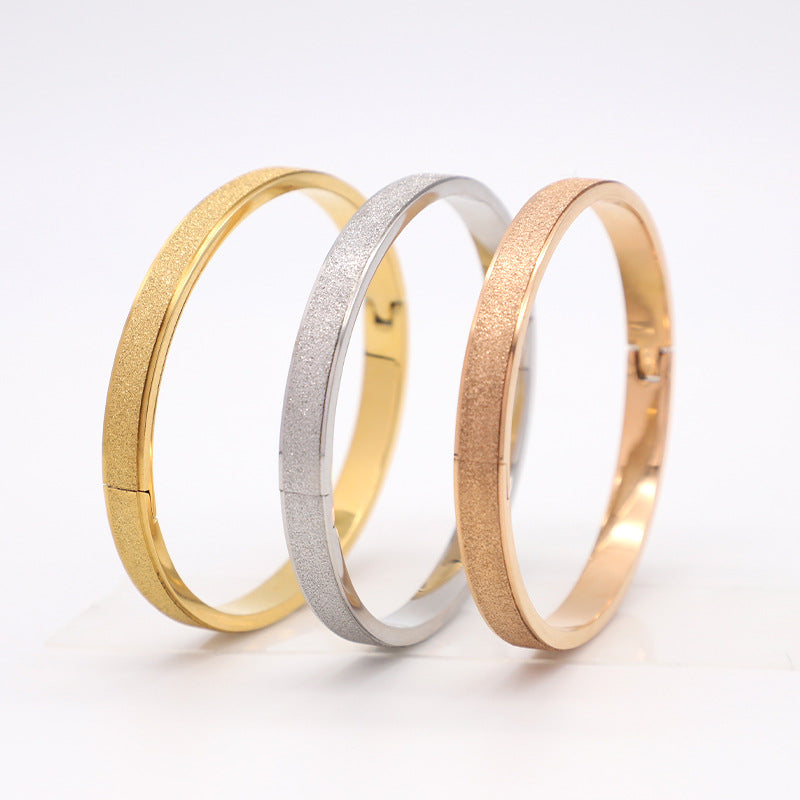 Grosir Gelang Bangle Baja Tahan Karat untuk Wanita – Elegan, Anti Karat, Hipoalergenik - 我的商店