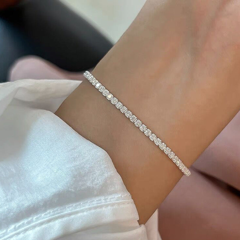 Gelang Wanita Full Drill Liontin - Aksesoris Jewelry Hadiah Ulang Tahun 2025 - 我的商店