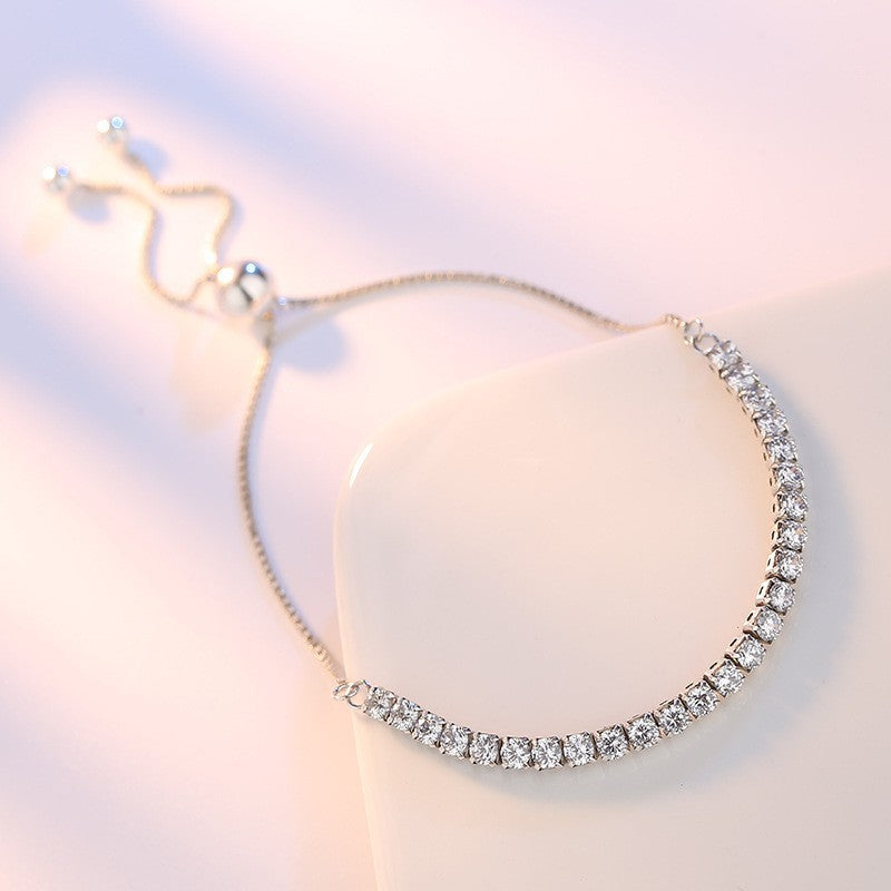 Gelang Wanita Full Drill Liontin - Aksesoris Jewelry Hadiah Ulang Tahun 2025 - 我的商店
