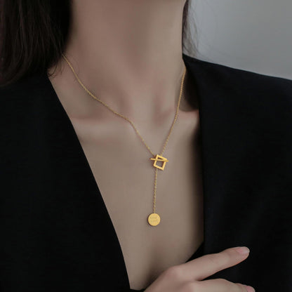 Gosir Gelang Lucky Charm 2025 untuk Wanita - 18k Stainless Steel Anti Pudar | Bangle Perhiasan Hadiah Elegan - 我的商店
