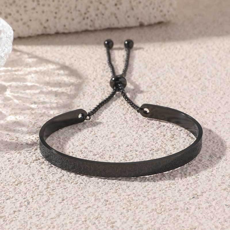 [Promosi Ramadhan]Gelang Avat Kursi Pria dan Wanita, Gelang Islami, Stainless Steel, Mewah, Elegan Gelang1