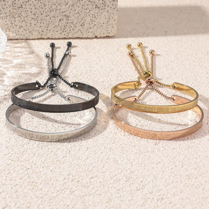 [Promosi Ramadhan]Gelang Avat Kursi Pria dan Wanita, Gelang Islami, Stainless Steel, Mewah, Elegan Gelang2