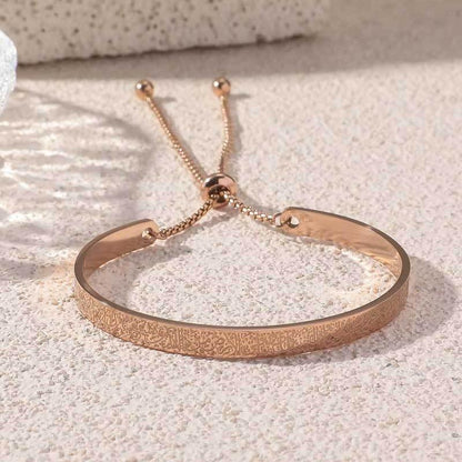 [Promosi Ramadhan]Gelang Avat Kursi Pria dan Wanita, Gelang Islami, Stainless Steel, Mewah, Elegan Gelang4