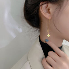 Anting Daun Semanggi Warna Emas – Hypoallergenic, Anti Kusam & Fashionable