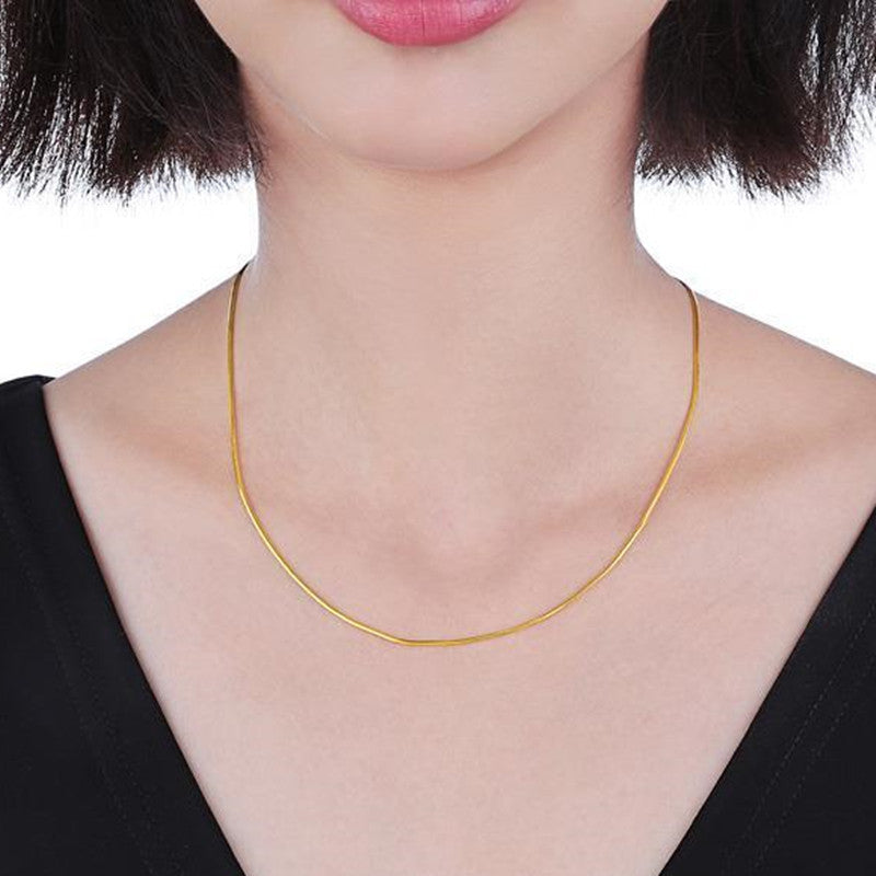 Set Perhiasan Titanium Wanita – Kalung, Gelang & Kaki Anti Karat Elegan