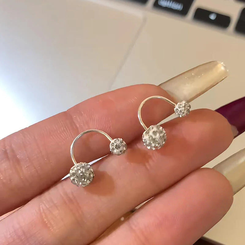 Anting Tusuk U Shambhala Wanita Titanium Steel perhiasandirect