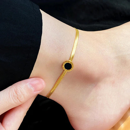 Gelang Kaki Wanita Vintage Liontin Hati - Stainless Steel, Tidak Kusam & Tidak Pudar, Elegan & Awet! - 我的商店