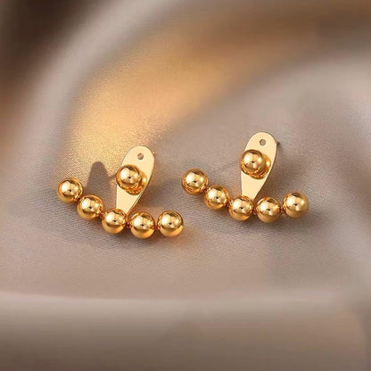 Grosir Anting Hikaw Mutiara Emas untuk Wanita – Baja Tahan Karat, Hipoalergenik, Aksesoris Perhiasan - 我的商店