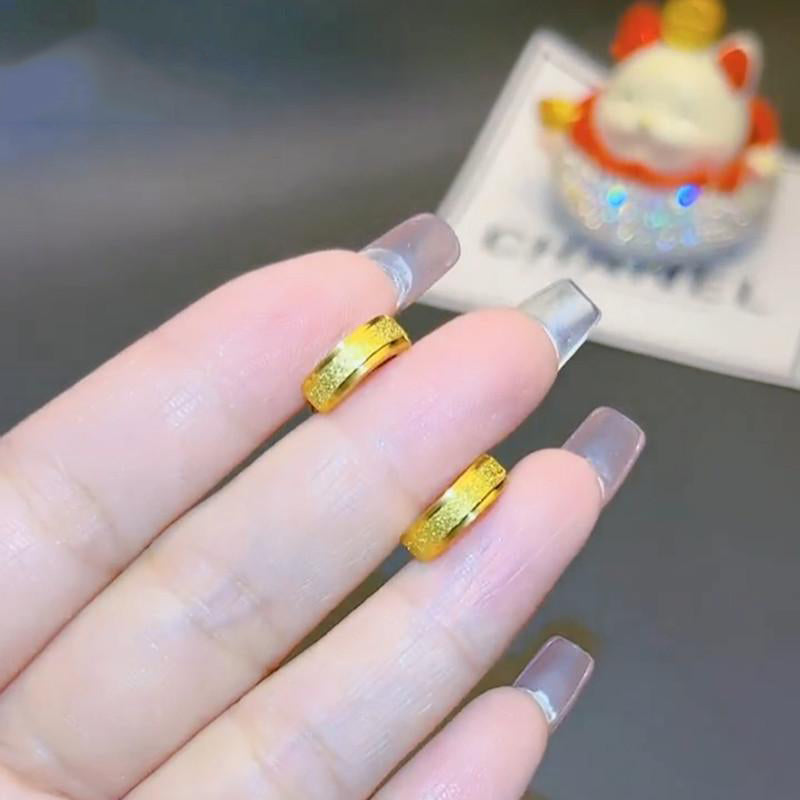 Hikaw Frosted Wanita - Perhiasan Stainless Steel Hypoallergenic, Aksesoris Fashion Trendy, Hadiah Spesial, Grosir Harga Terbaik - 我的商店
