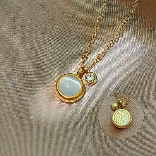 Kalung Mata Kucing Pembawa Keberuntungan Wanita - Perhiasan Hypoallergenic Anti Kusam, Aksesoris Fashion Trendy, Grosir Harga Terbaik - 我的商店