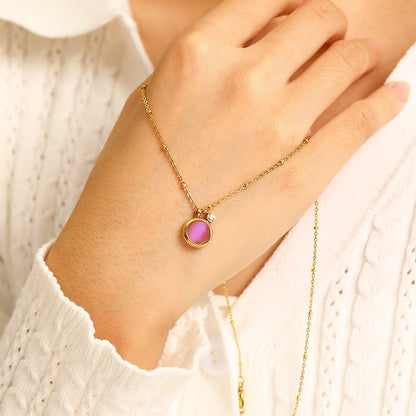 Kalung Mata Kucing Pembawa Keberuntungan Wanita - Perhiasan Hypoallergenic Anti Kusam, Aksesoris Fashion Trendy, Grosir Harga Terbaik - 我的商店