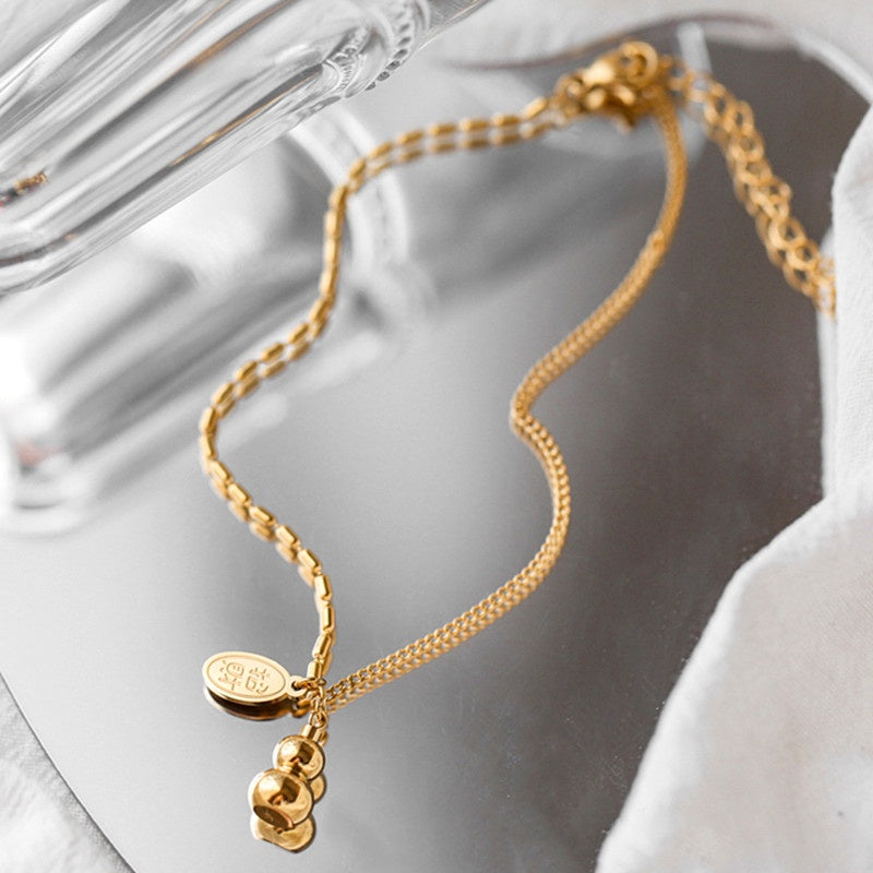 Gelang Kaki Wanita Gourdos Vintage - Rantai Emas, Tidak Pudar, Elegan & Cocok untuk Hadiah! - 我的商店