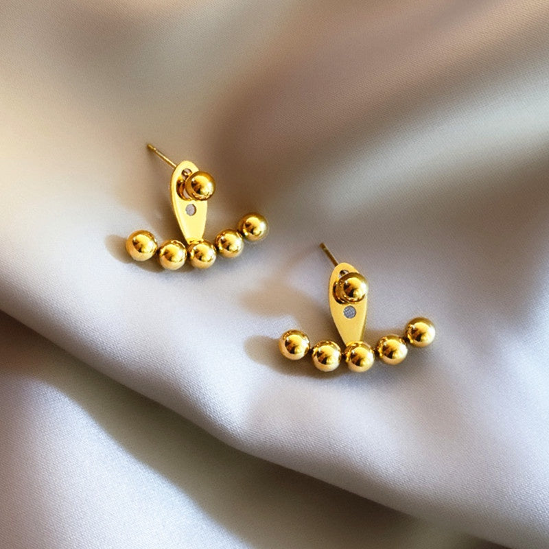 Grosir Anting Hikaw Mutiara Emas untuk Wanita – Baja Tahan Karat, Hipoalergenik, Aksesoris Perhiasan - 我的商店