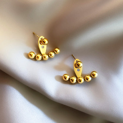 Grosir Anting Hikaw Mutiara Emas untuk Wanita – Baja Tahan Karat, Hipoalergenik, Aksesoris Perhiasan - 我的商店