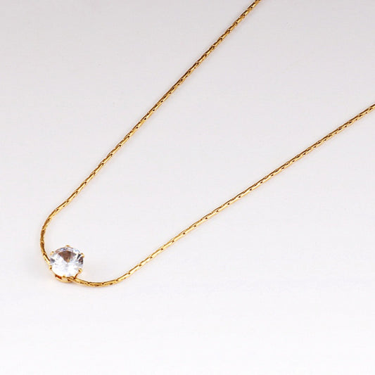 Kalung Titanium Wanita Permata Nagita Terbaru Viral 2025 Anti Karat Dan Tidak Luntur - 我的商店