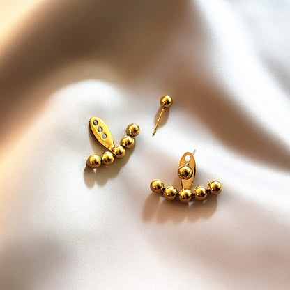 Grosir Anting Hikaw Mutiara Emas untuk Wanita – Baja Tahan Karat, Hipoalergenik, Aksesoris Perhiasan - 我的商店