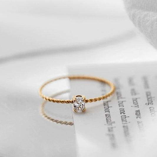 Cincin Bohemian untuk Wanita - Perhiasan Stainless Steel Anti Pudar | Aksesoris Fashion Pasangan Elegan - 我的商店
