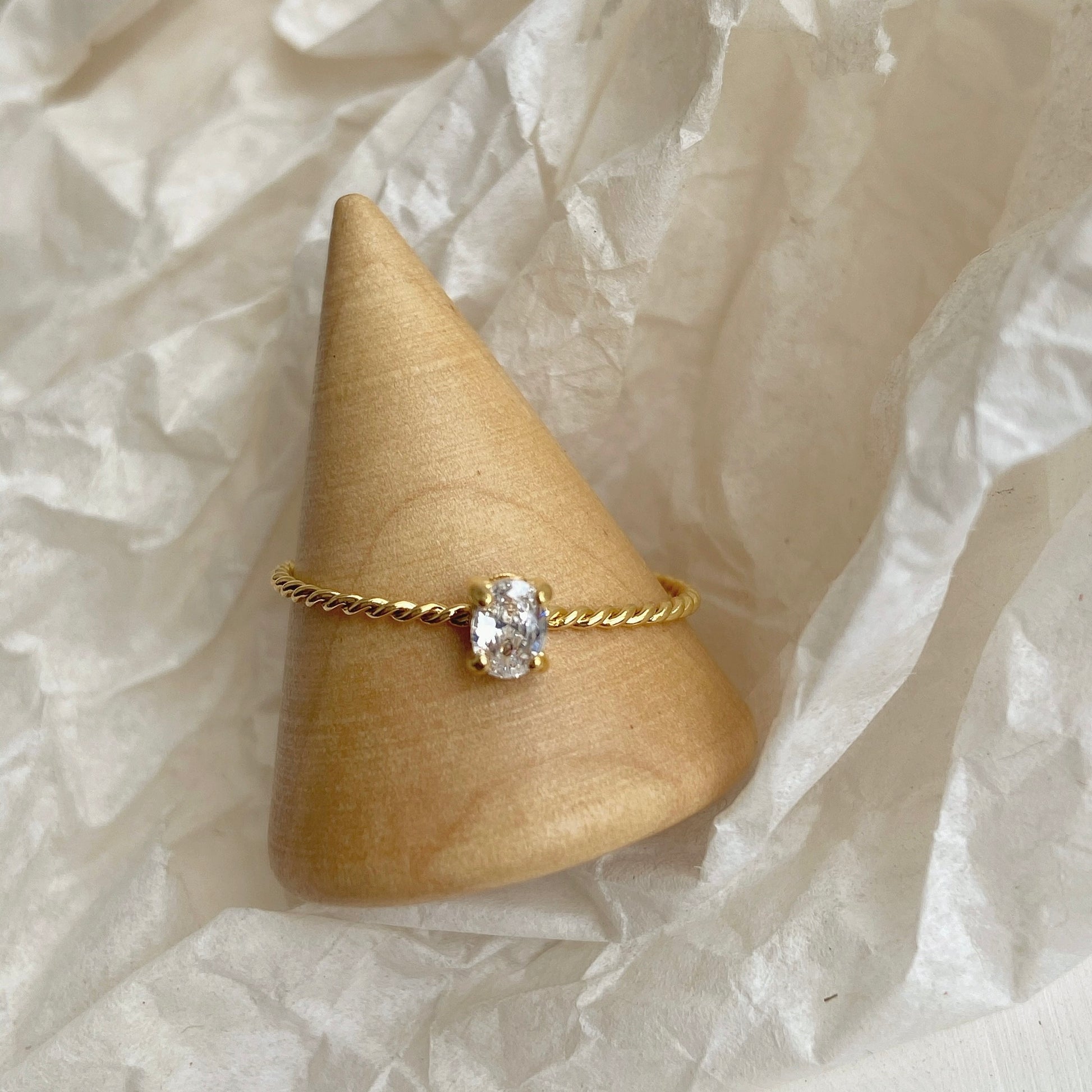 Cincin Bohemian untuk Wanita - Perhiasan Stainless Steel Anti Pudar | Aksesoris Fashion Pasangan Elegan - 我的商店
