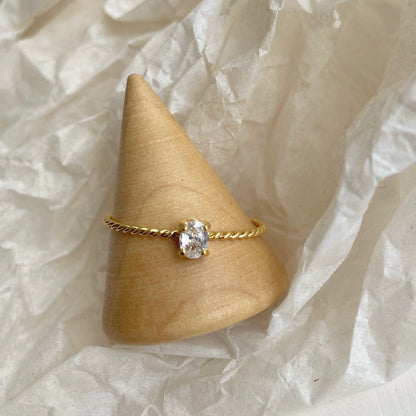 Cincin Bohemian untuk Wanita - Perhiasan Stainless Steel Anti Pudar | Aksesoris Fashion Pasangan Elegan - 我的商店