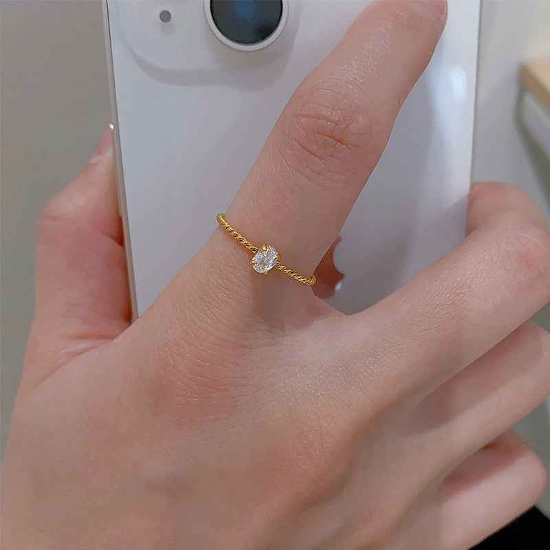 Cincin Bohemian untuk Wanita - Perhiasan Stainless Steel Anti Pudar | Aksesoris Fashion Pasangan Elegan - 我的商店