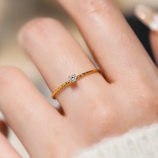 Grosir Cincin Berlian Kembang Kol untuk Wanita – Cincin Emas Aksesoris Perhiasan Elegan - 我的商店
