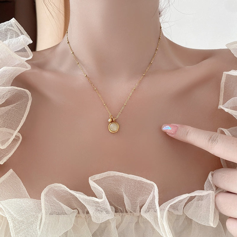 Kalung Mata Kucing Pembawa Keberuntungan Wanita - Perhiasan Hypoallergenic Anti Kusam, Aksesoris Fashion Trendy, Grosir Harga Terbaik - 我的商店