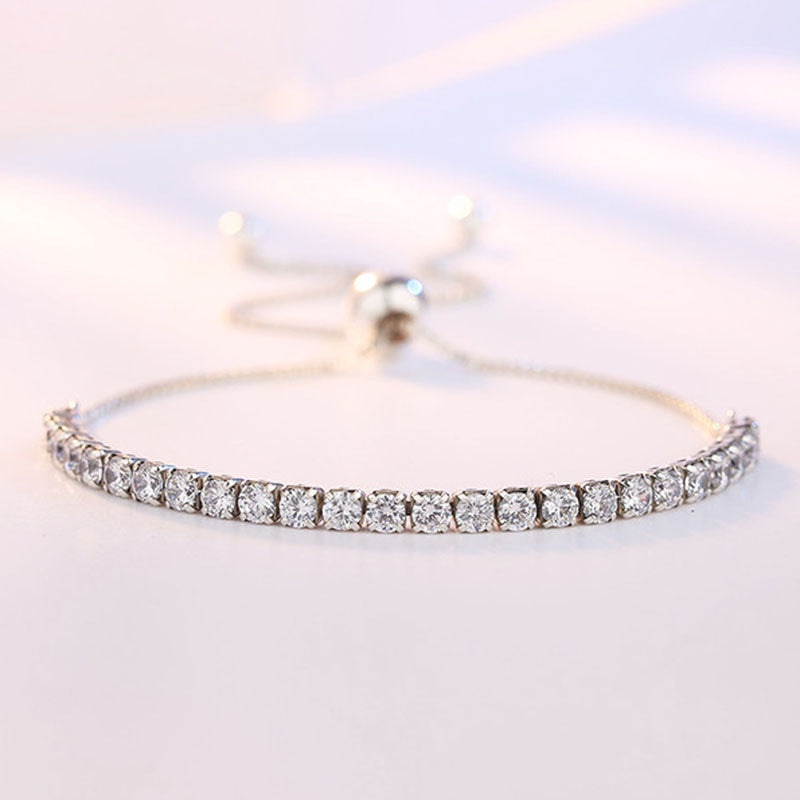 Gelang Wanita Full Drill Liontin - Aksesoris Jewelry Hadiah Ulang Tahun 2025 - 我的商店