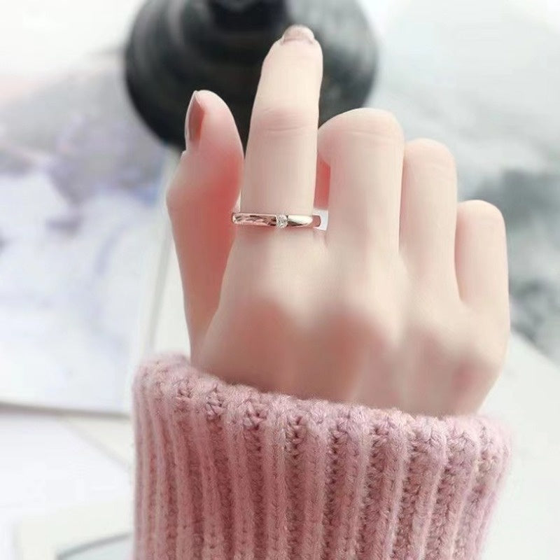 Cincin Mewah untuk Wanita - Singsing Emas Berlian Anti Pudar | Perhiasan Hadiah Elegan - 我的商店