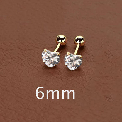 Anting Tulang Telinga Zircon Love Stainless Steel perhiasandirect